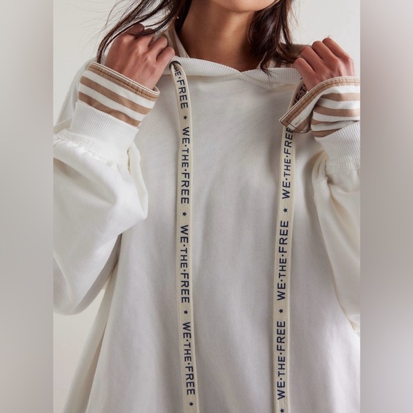 NWT We The Free We Hoodie In Ivory/White - Picture 4 of 4